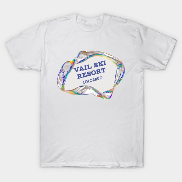 Vail Mountain Resort Colorado U.S.A. Gift Ideas For The Ski Enthusiast. T-Shirt by Papilio Art